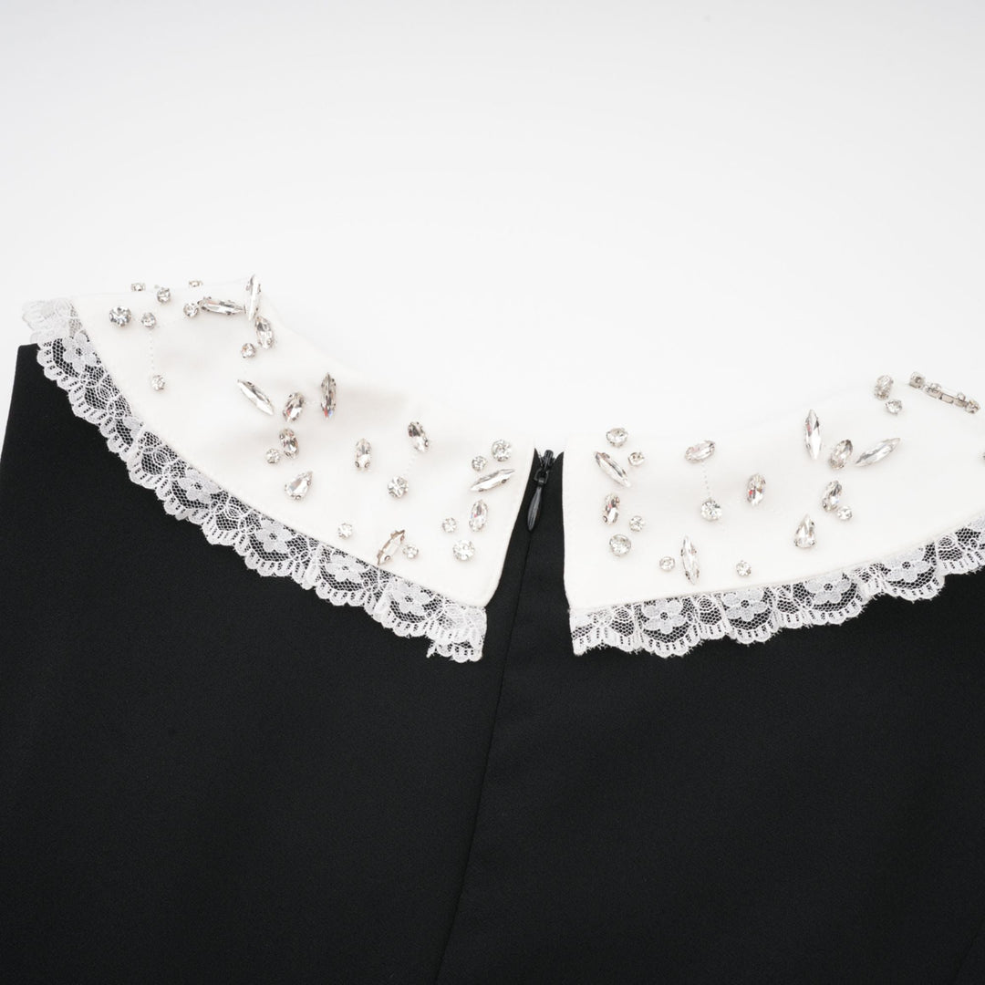 Levoire | Robe Mini Décorée De Cristal Luxueuse
