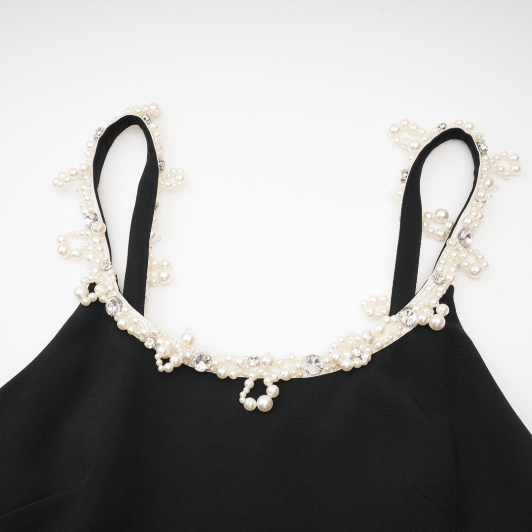 Levoire | Robe Mini Évasée En Fausses Perles