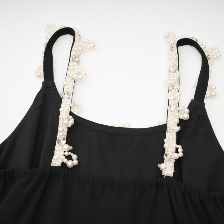 Levoire | Robe Mini Évasée En Fausses Perles