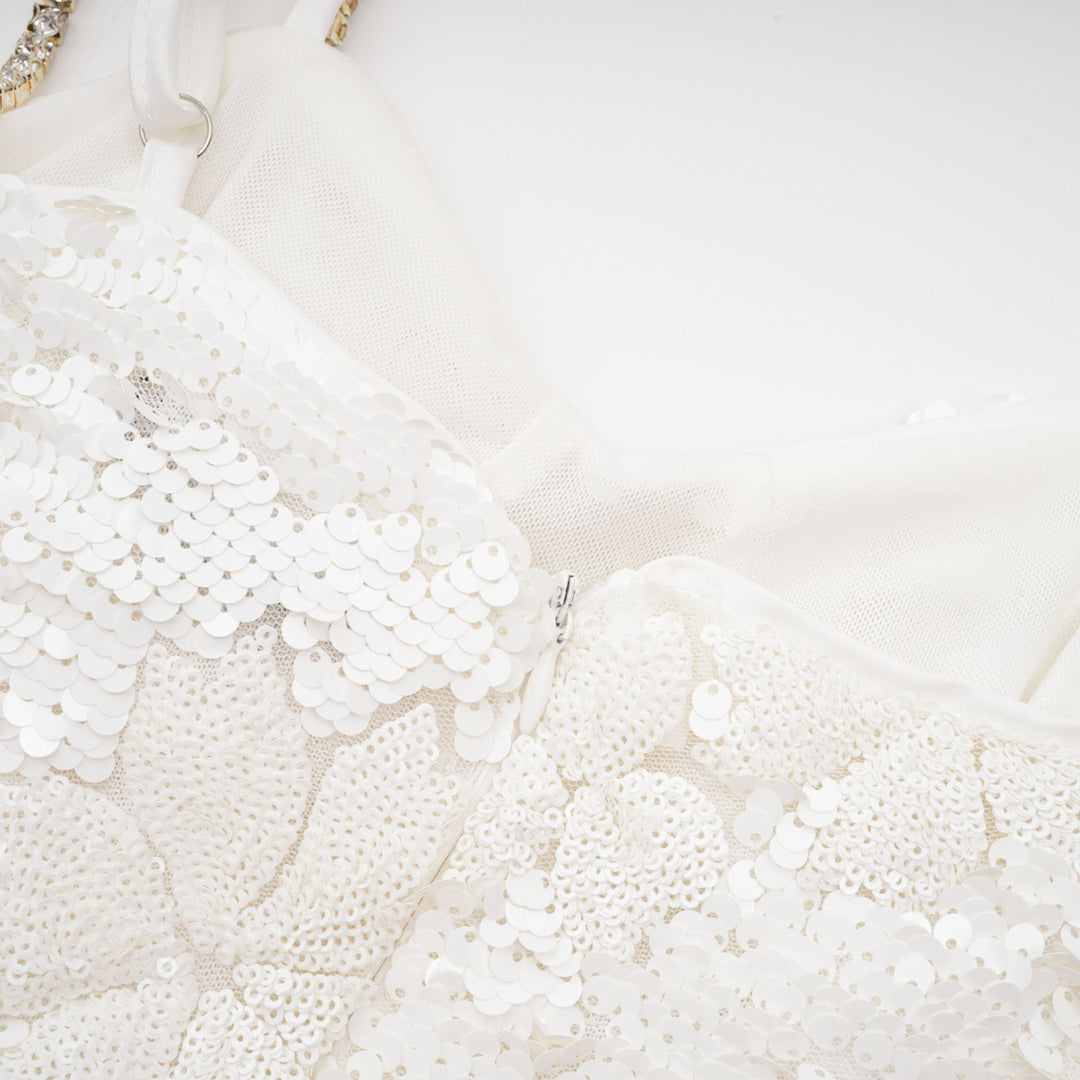 Levoire | Robe Mini Bustier Décorée