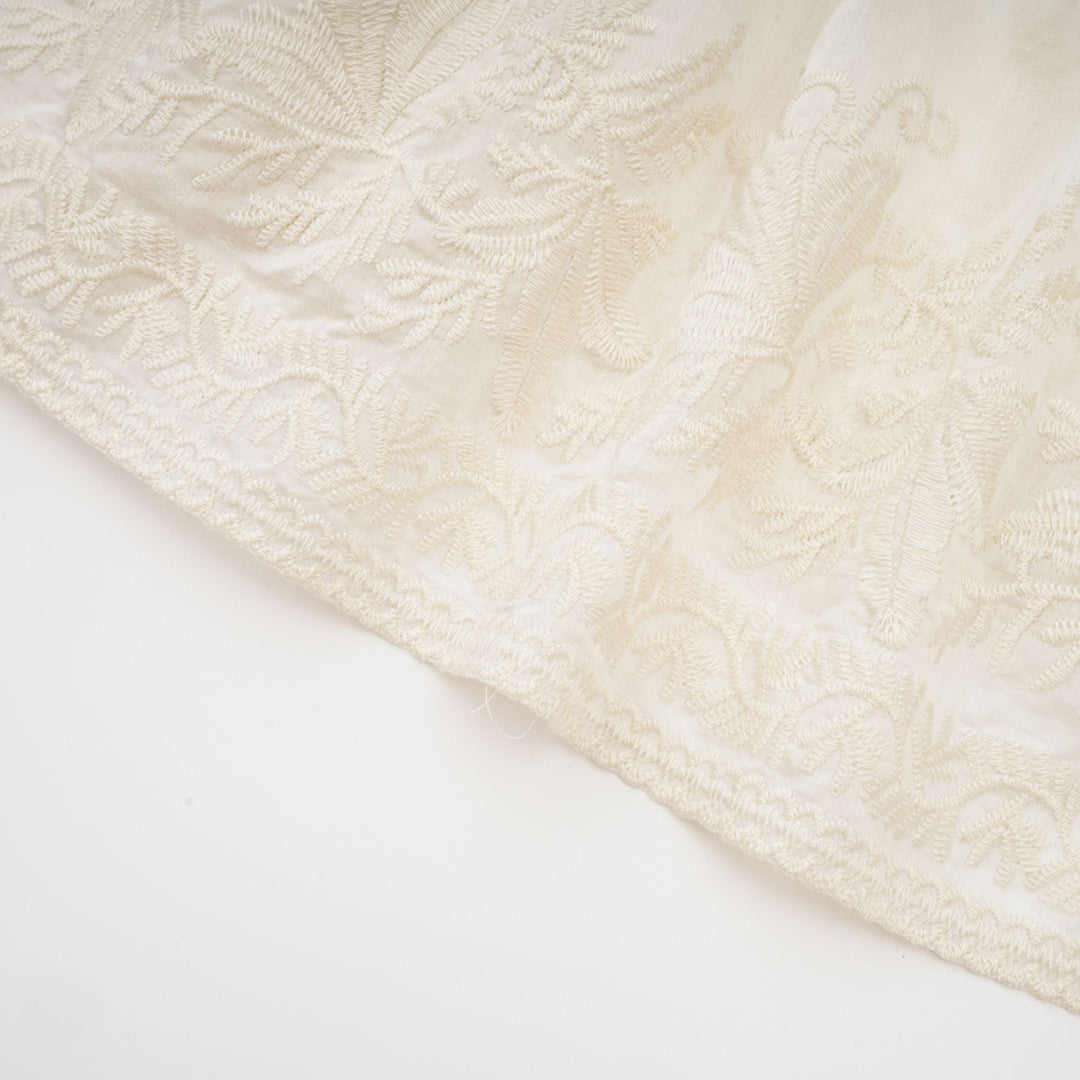Levoire | Dentelle Tulle Midi Robe