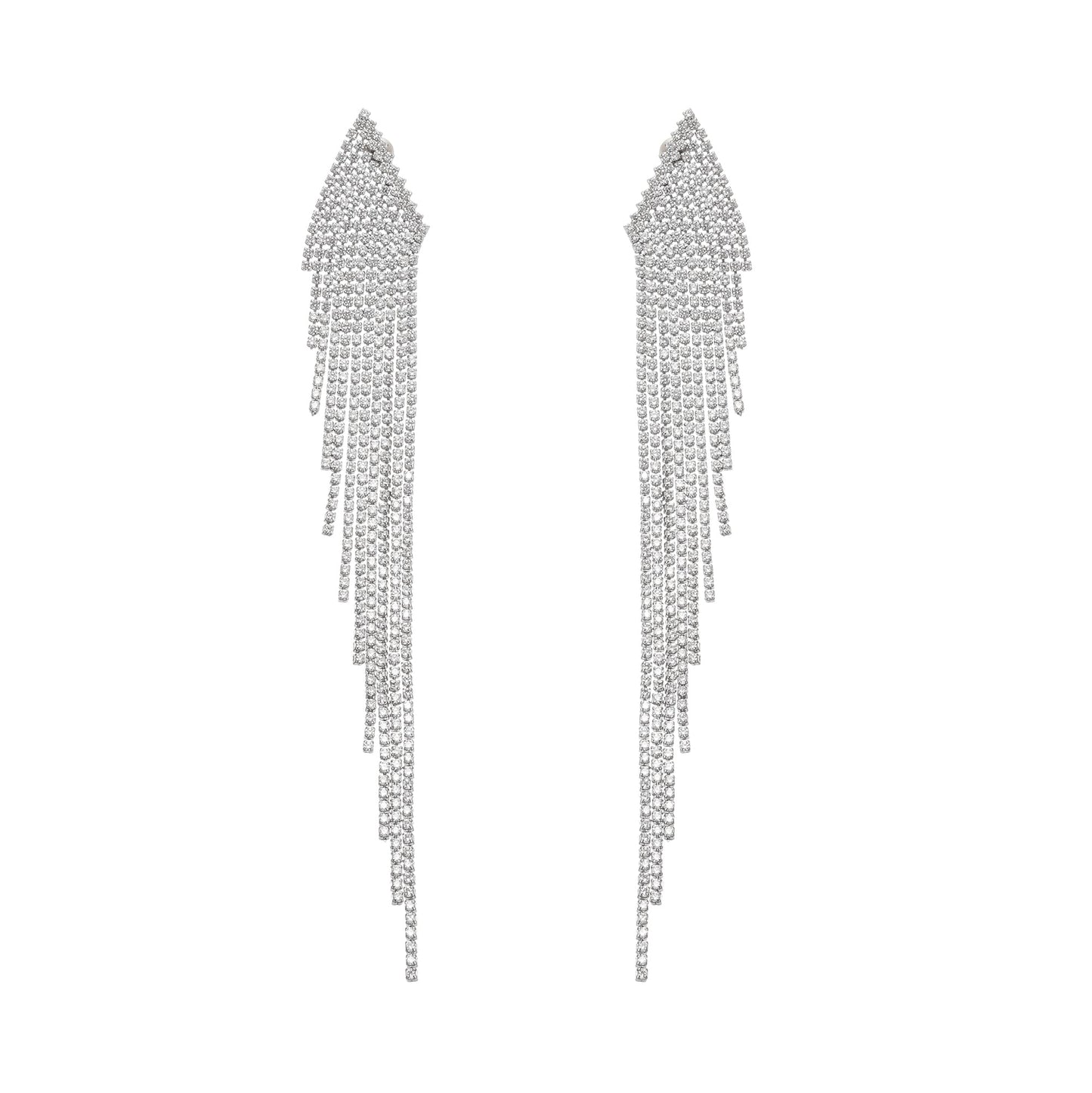 Levoire | Argent Boucles D'Oreilles Franges Poli