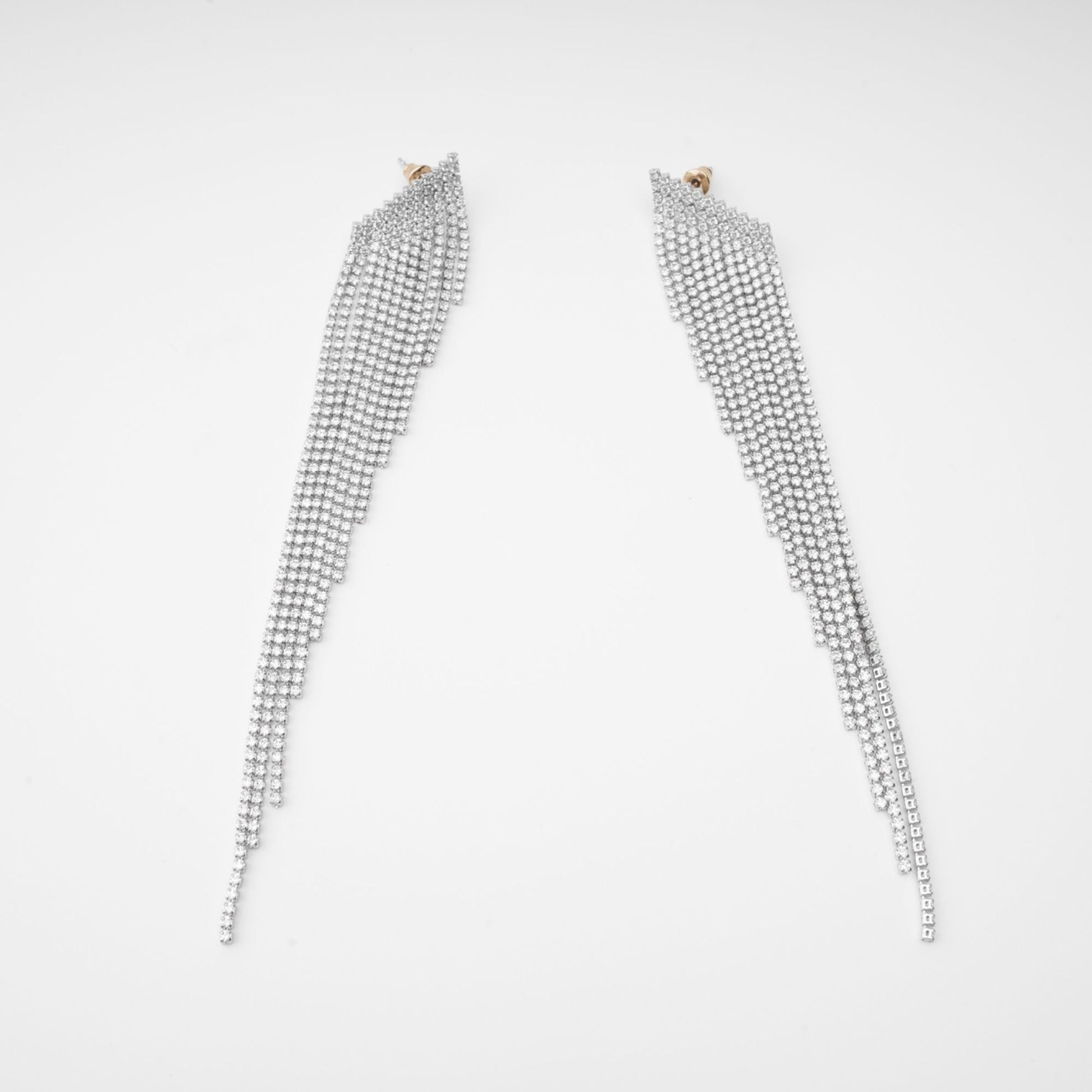 Levoire | Argent Boucles D'Oreilles Franges Poli