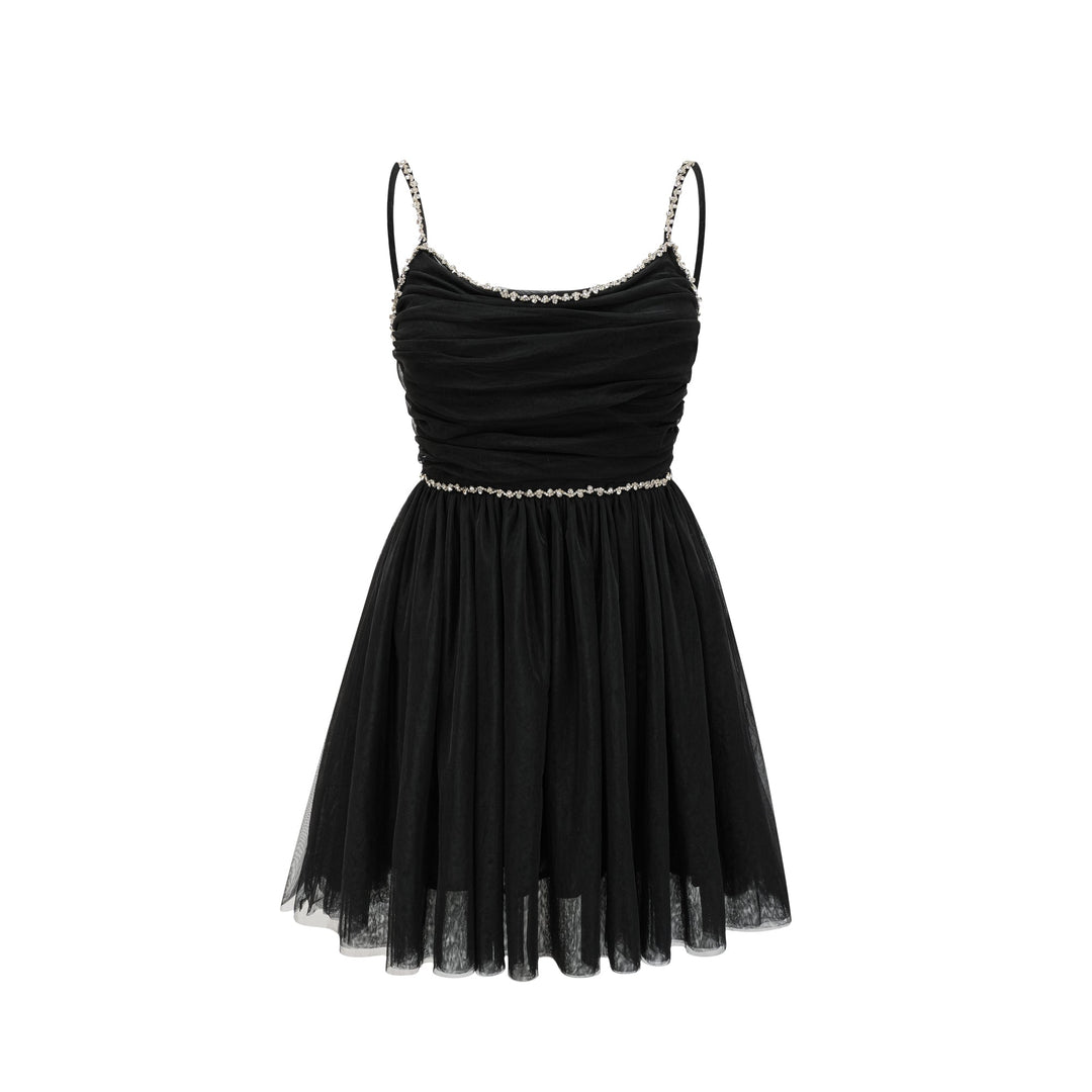 Levoire | Robe Mini En Tulle Garnie