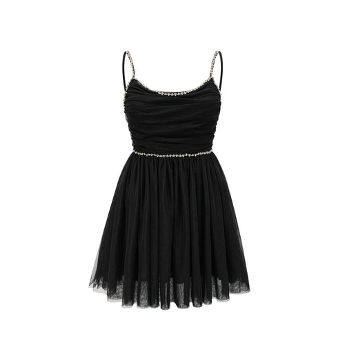 Levoire | Robe Mini En Tulle Garnie