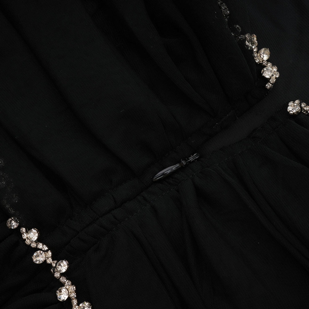 Levoire | Robe Mini En Tulle Garnie