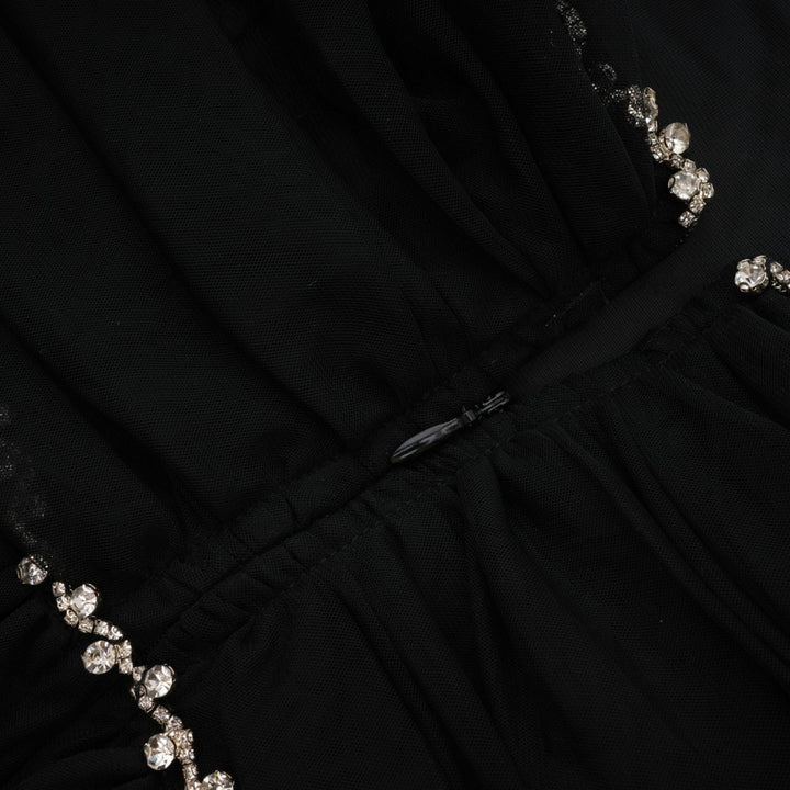 Levoire | Robe Mini En Tulle Garnie