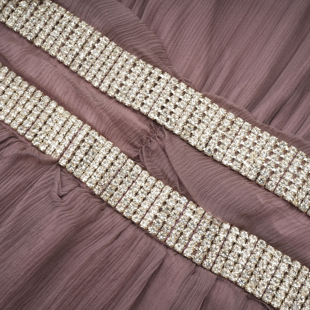 Levoire | Robe Mini En Soie Ornée De Cristaux