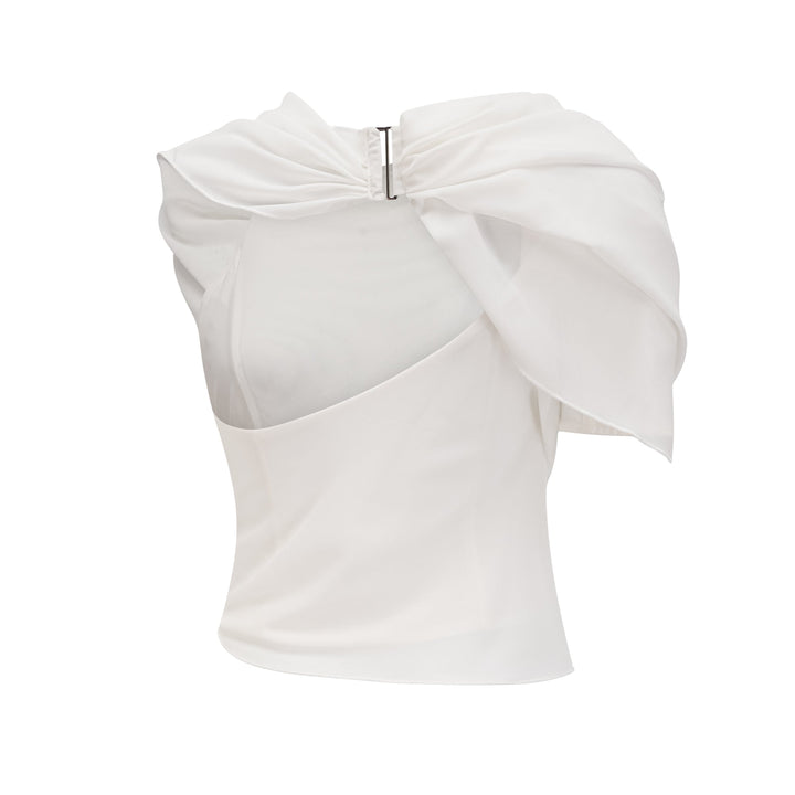 Levoire | Blouse En Chiffon Blanche Élegante