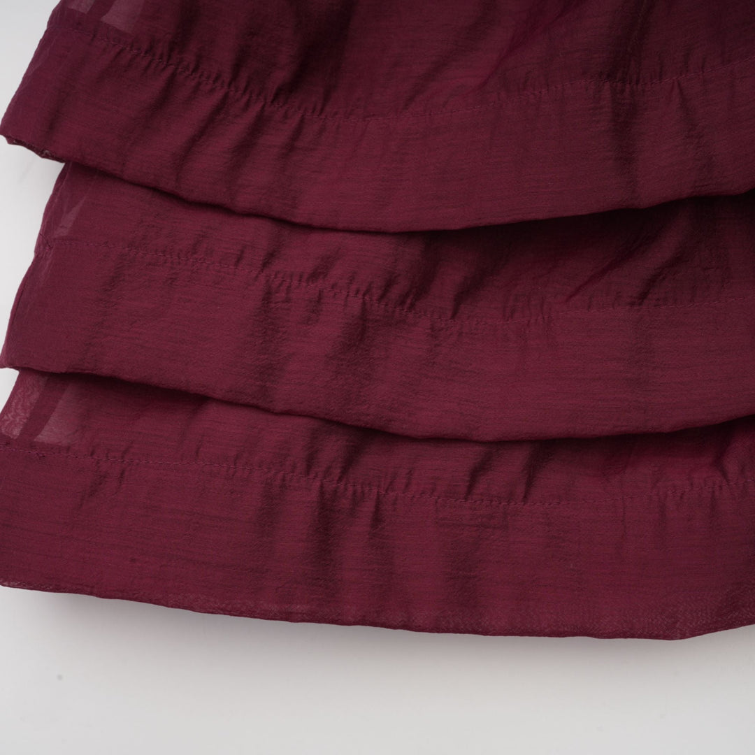 Levoire | Robe Mini Évasée Rayée Rouge