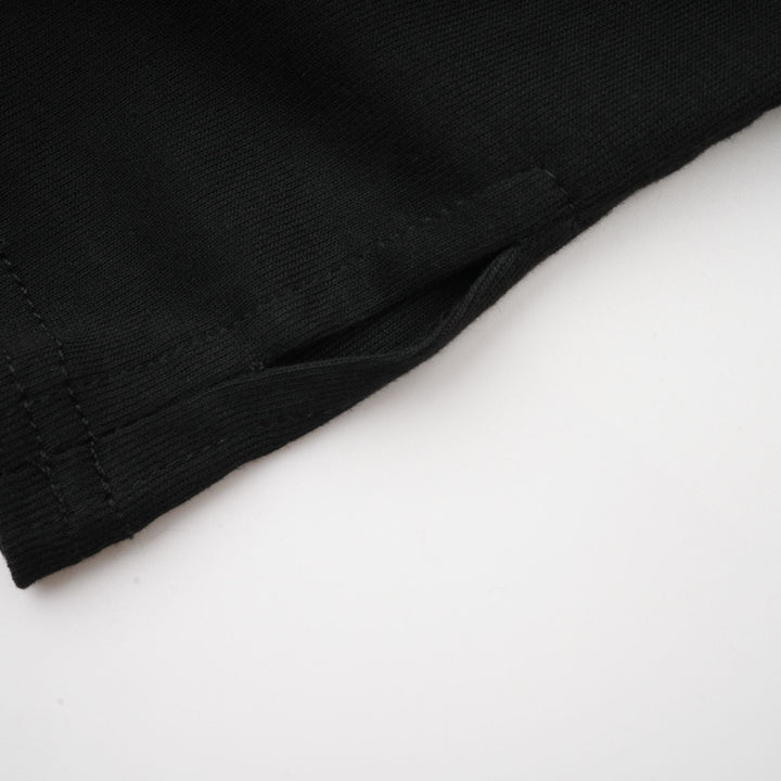 Levoire | Haut Extensible Noire En Jersey Avec Fronces