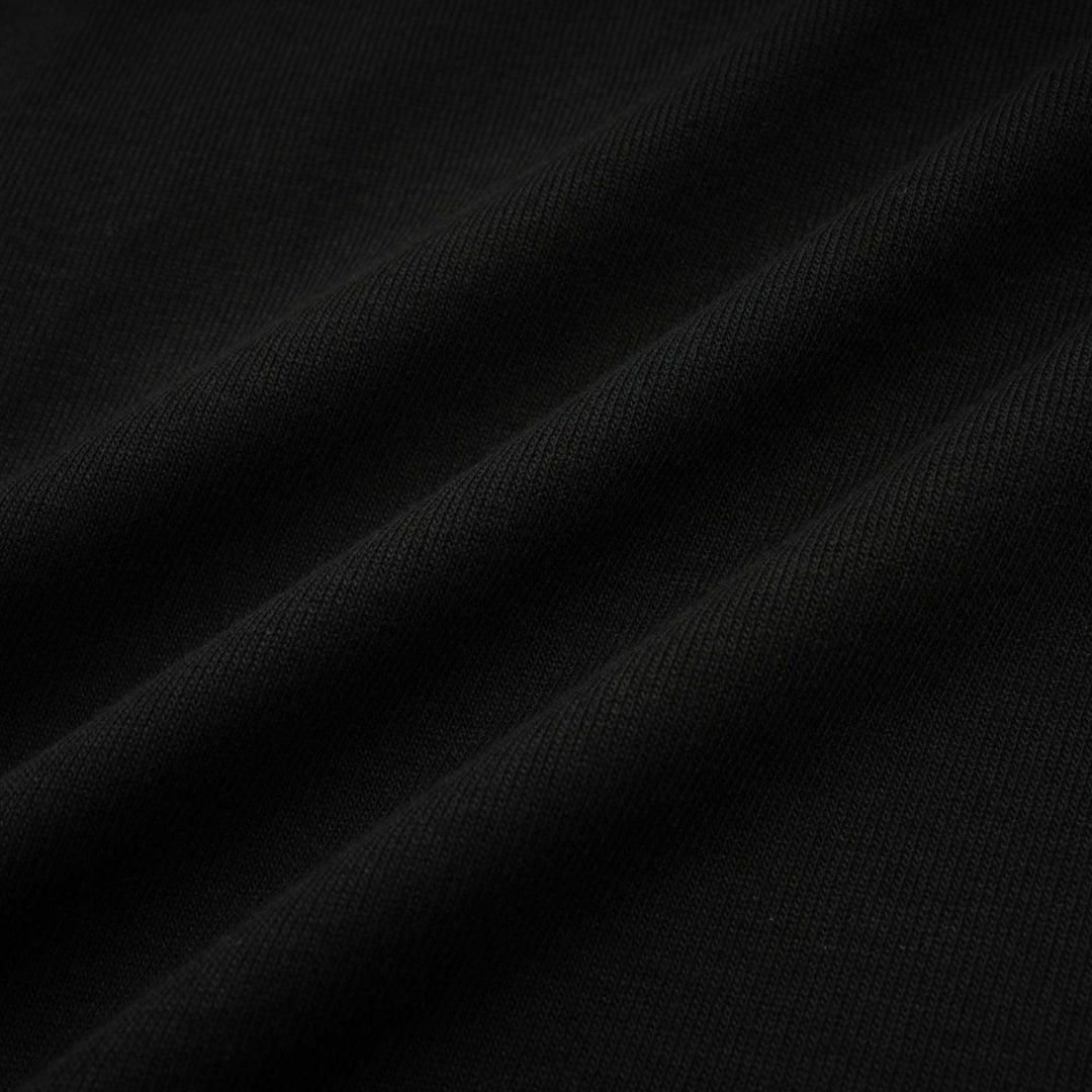 Levoire | Haut Extensible Noire En Jersey Avec Fronces