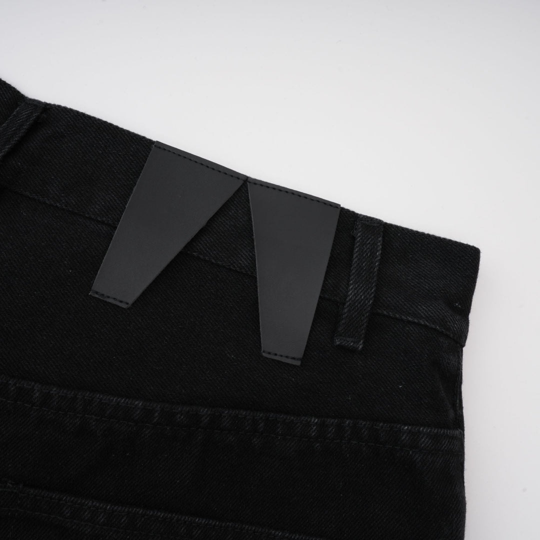 Levoire | Jeans À Jambes Larges Avec Panneaux En Mesh
