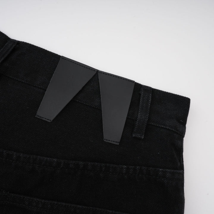 Levoire | Jeans À Jambes Larges Avec Panneaux En Mesh