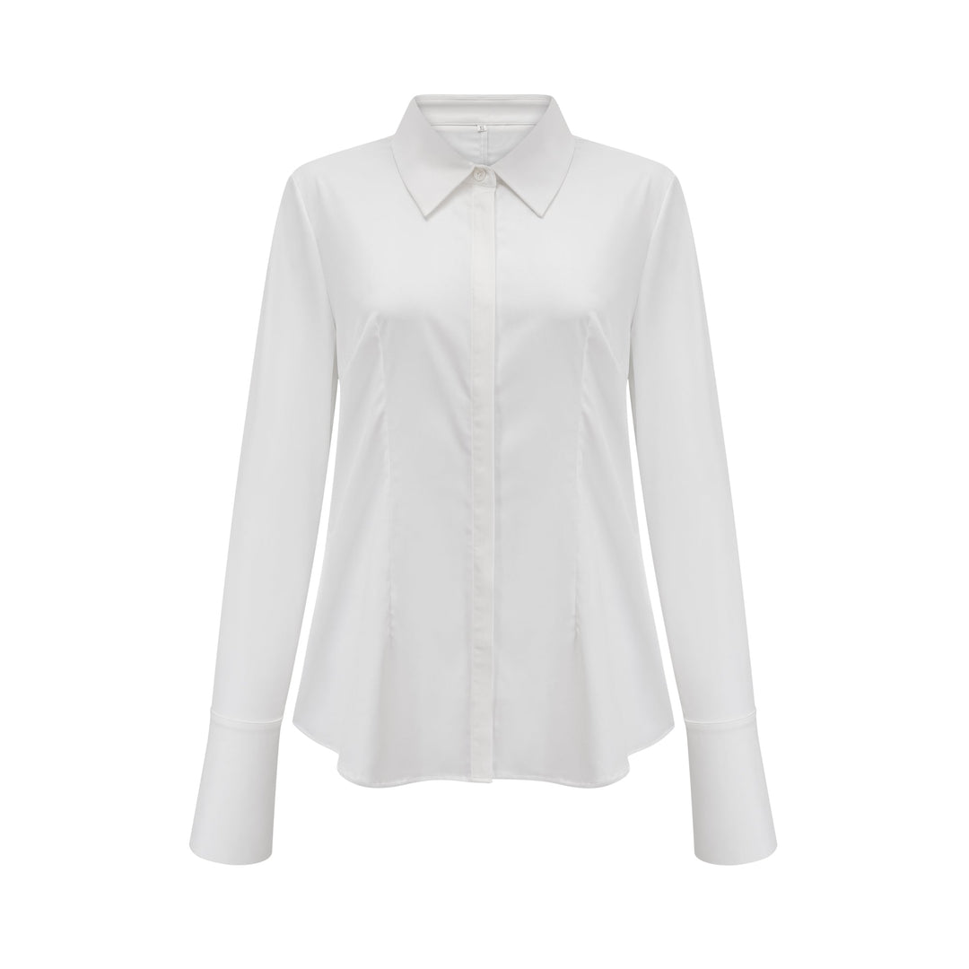 Levoire | Ensemble De Chemise Imprimée Florale & Jupe Blanc Chemise