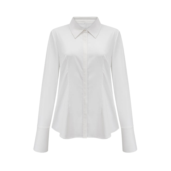 Levoire | Ensemble De Chemise Imprimée Florale & Jupe Blanc Chemise