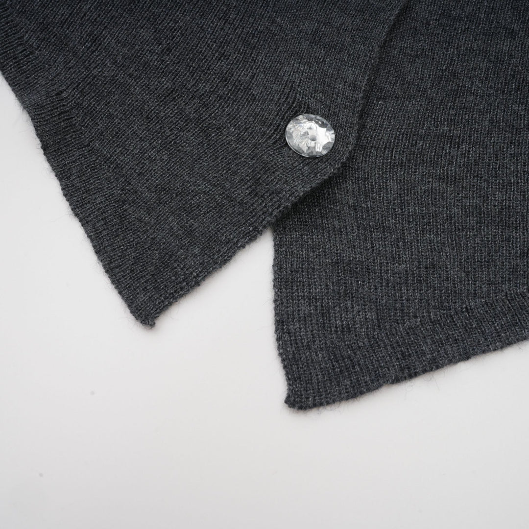 Levoire | Pull Tricot Motif Papillon En Paillettes Grises