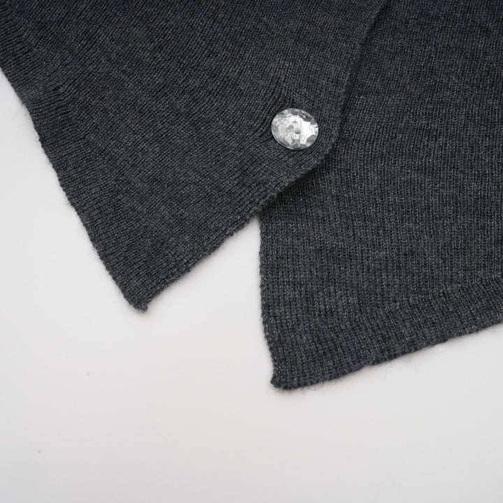 Levoire | Pull Tricot Motif Papillon En Paillettes Grises