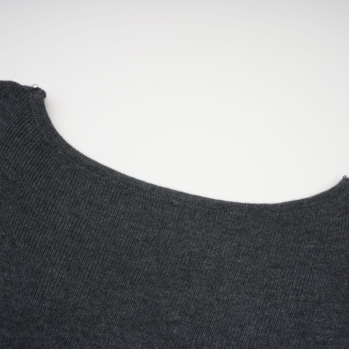 Levoire | Pull Tricot Motif Papillon En Paillettes Grises