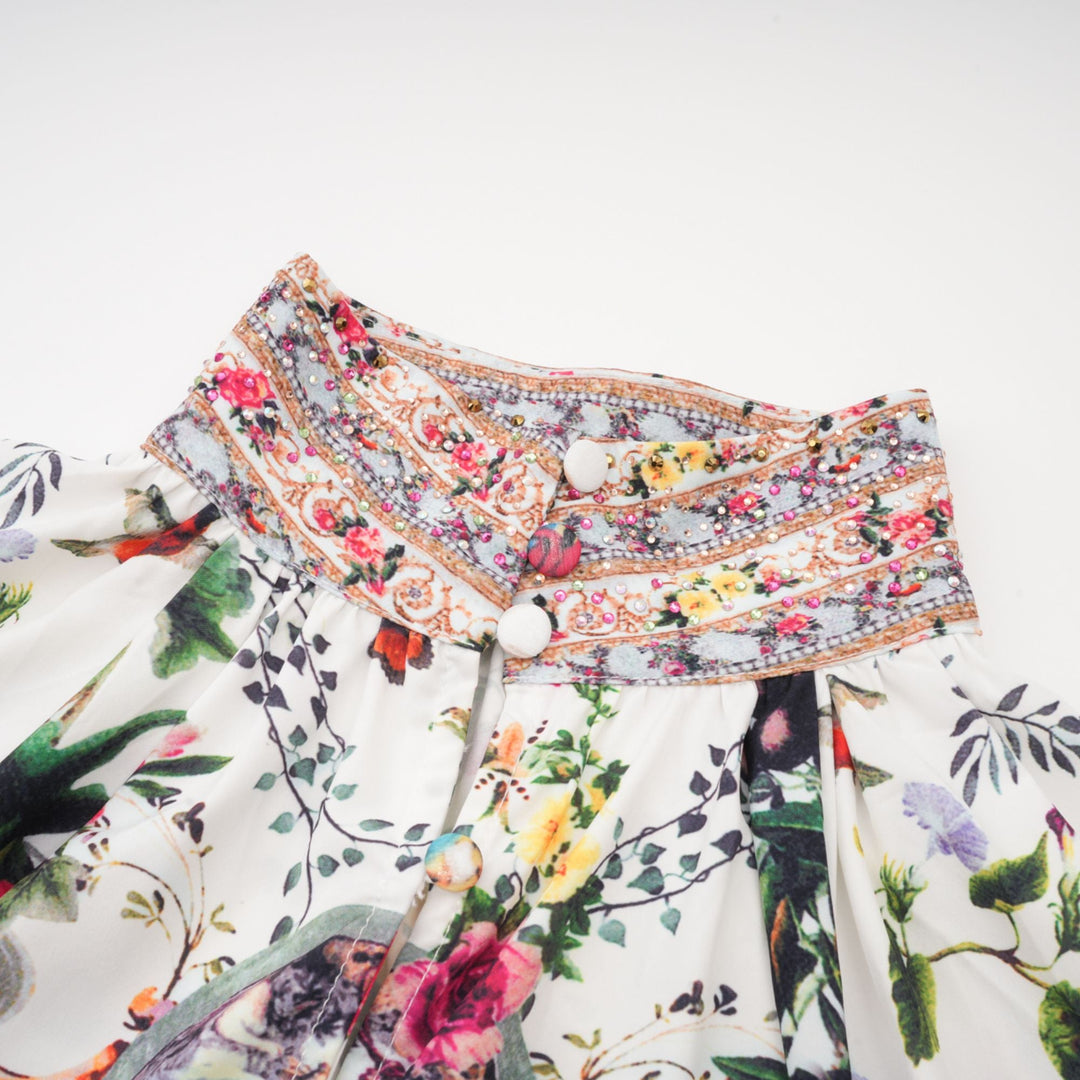 Levoire | Blouse À Imprimé Floral & Ensemble Short Coordonné