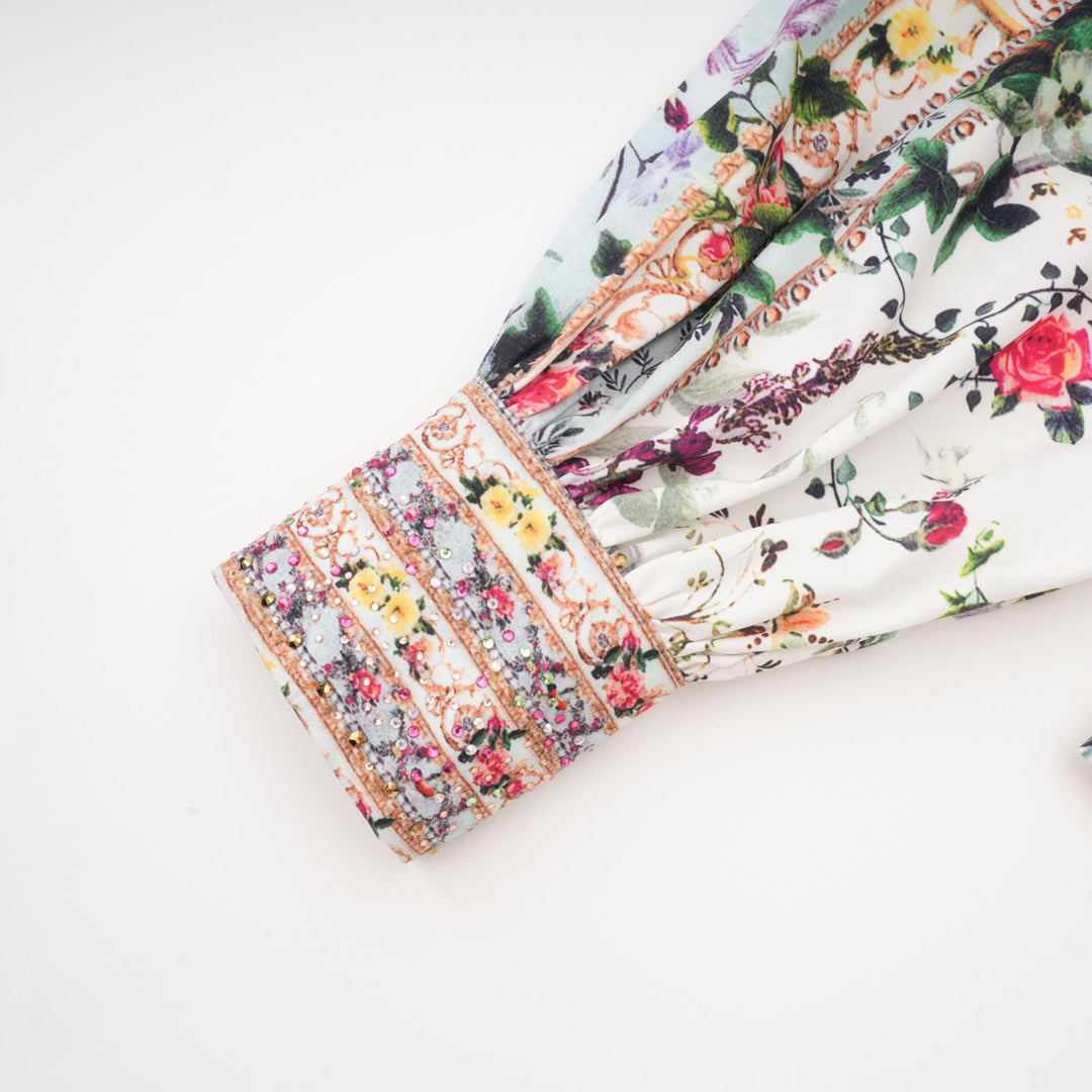 Levoire | Blouse À Imprimé Floral & Ensemble Short Coordonné
