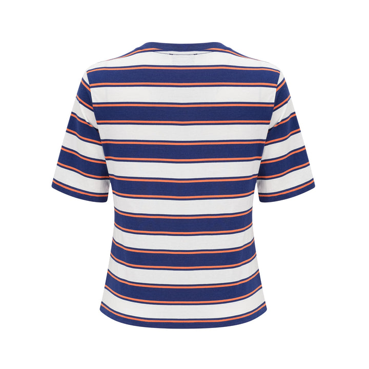 Levoire | T-Shirt En Coton Avec Imprimé Rayé