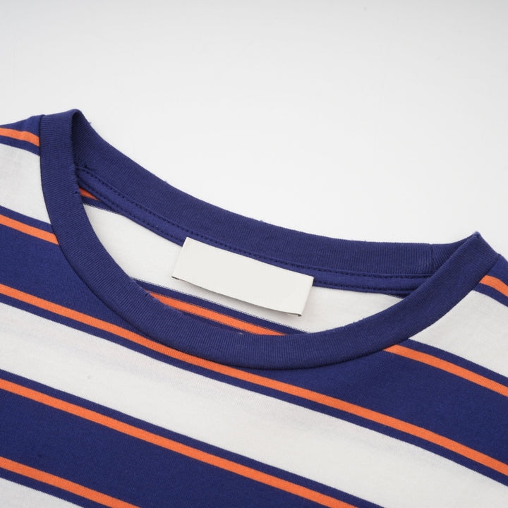Levoire | T-Shirt En Coton Avec Imprimé Rayé