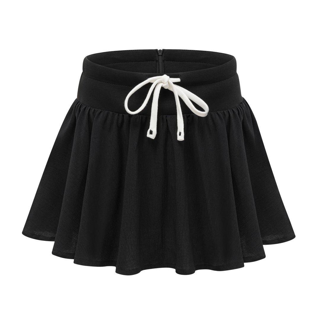 Levoire | Taille Élastique Jupe Mini Plissée