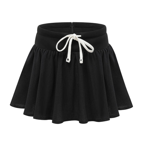 Levoire | Taille Élastique Jupe Mini Plissée