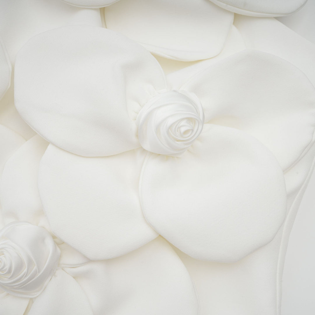 Levoire | Application Florale Top À Dos Nu