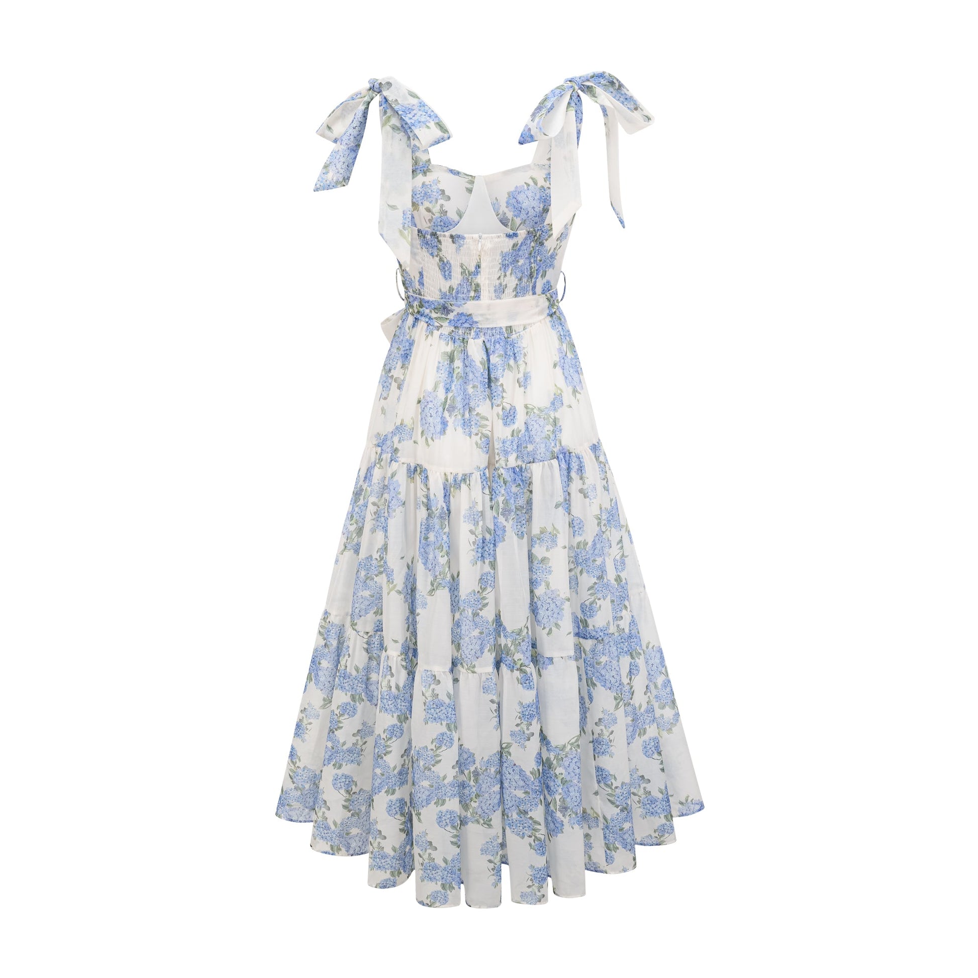 Levoire | Robe Midi Plissée À Imprimé Floral