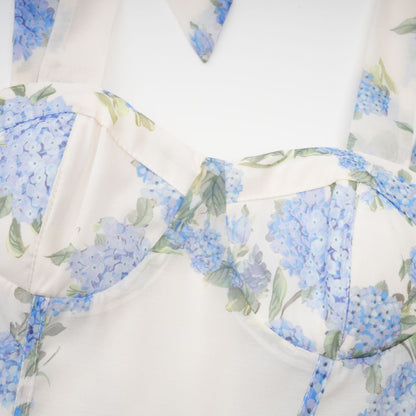 Levoire | Robe Midi Plissée À Imprimé Floral