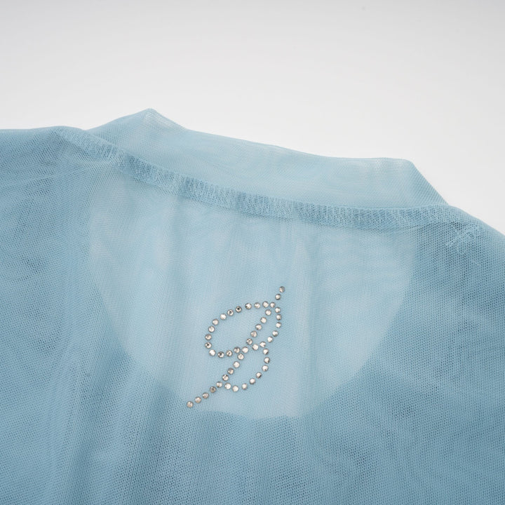 Levoire | Haut Semi Transparente Enrichie De Studs