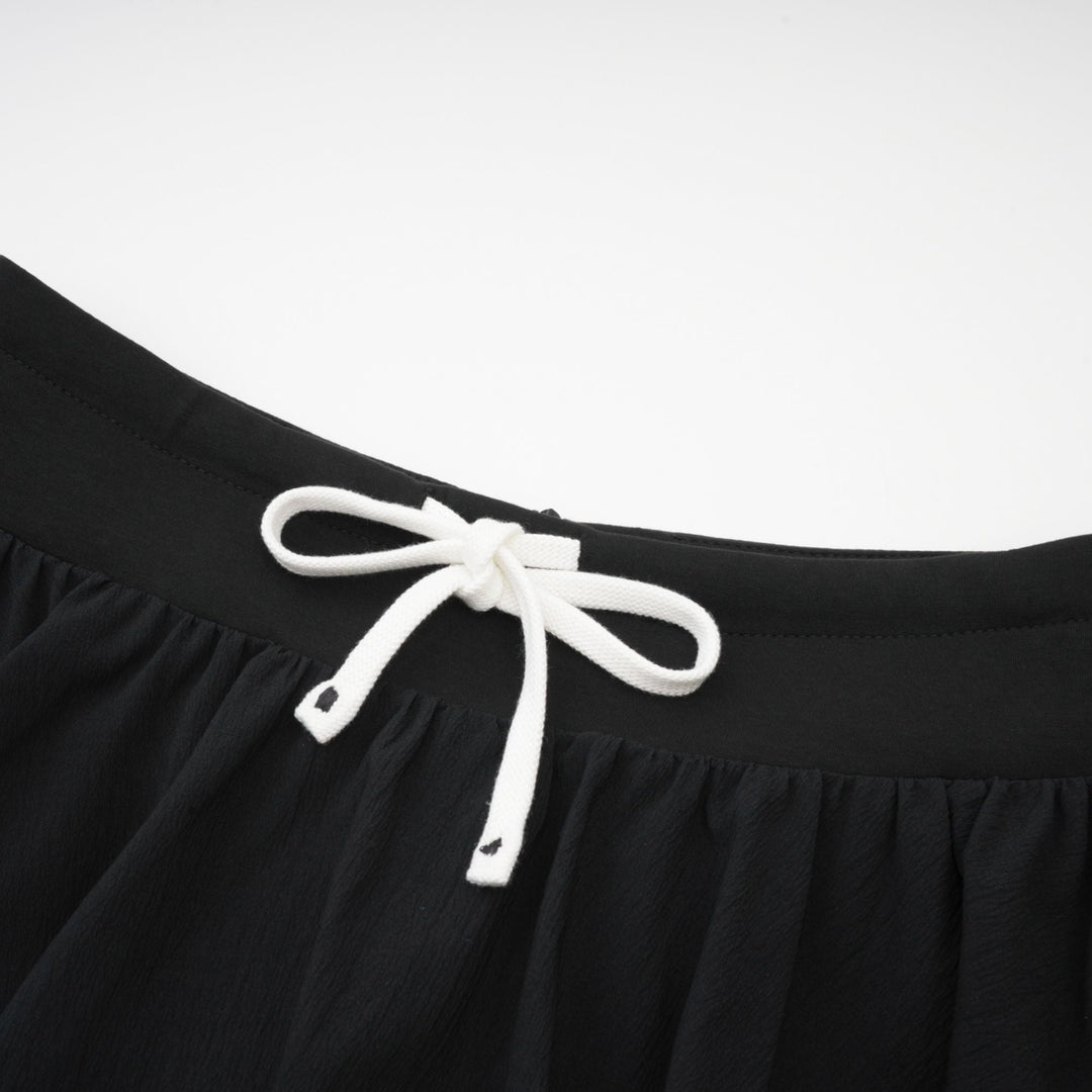 Levoire | Taille Élastique Jupe Mini Plissée