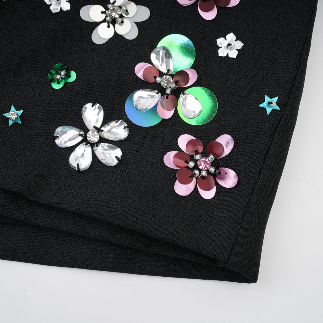 Levoire | Shorts Noires Ornées