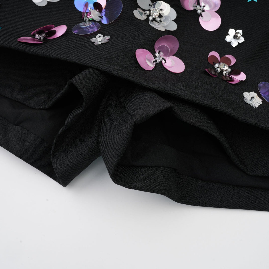 Levoire | Shorts Décorés Noirs