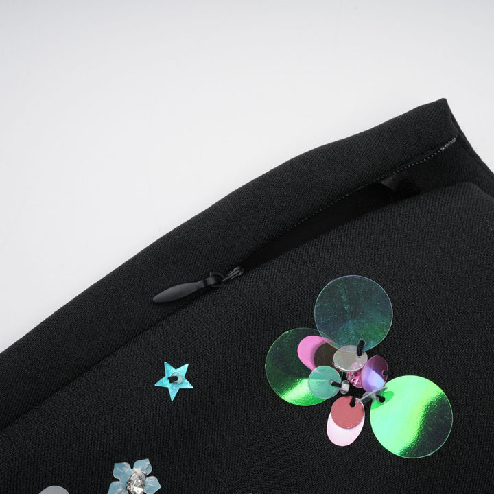 Levoire | Shorts Noires Ornées