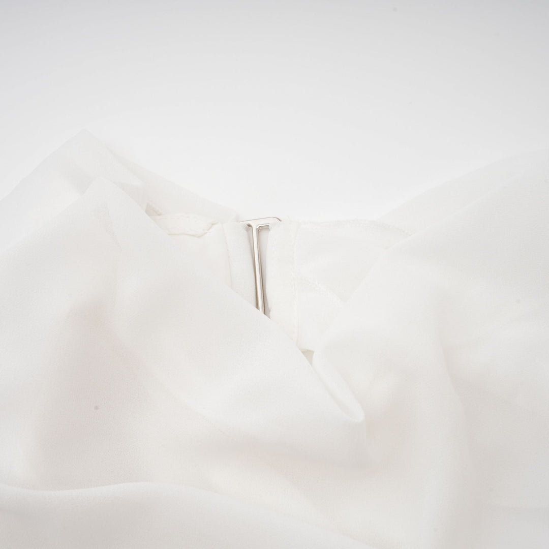 Levoire | Blouse En Chiffon Blanche Élegante