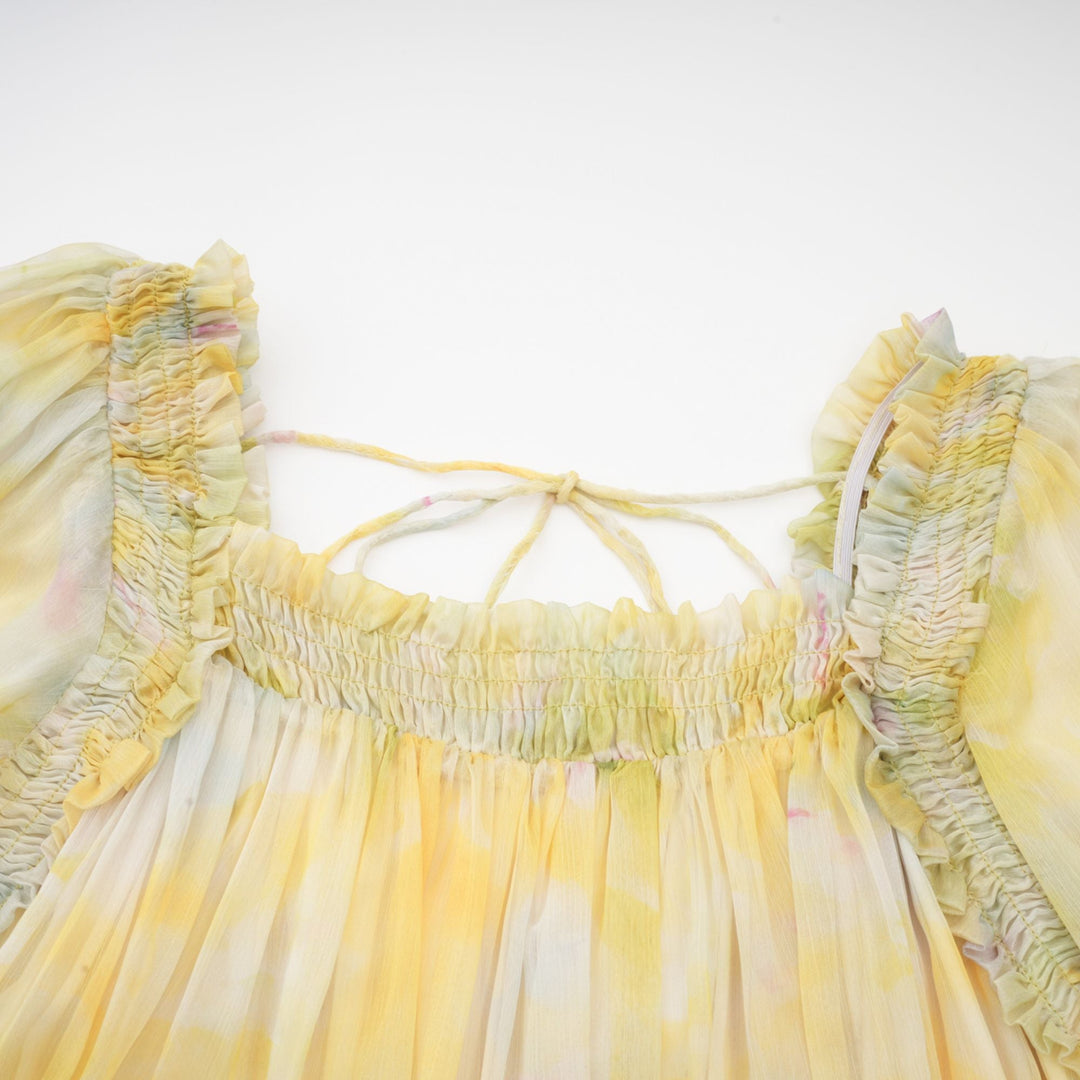 Levoire | Robe Midi À Détails Volants