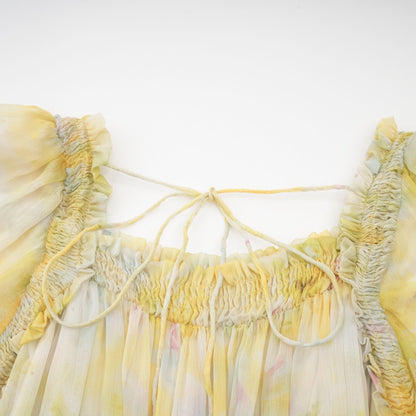 Levoire | Robe Midi À Détails Volants