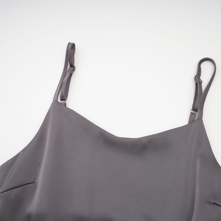 Levoire | Robe Midi Satin Détail Twist