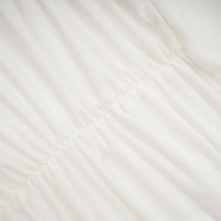 Levoire | Col Châle Robe Mini Plissée
