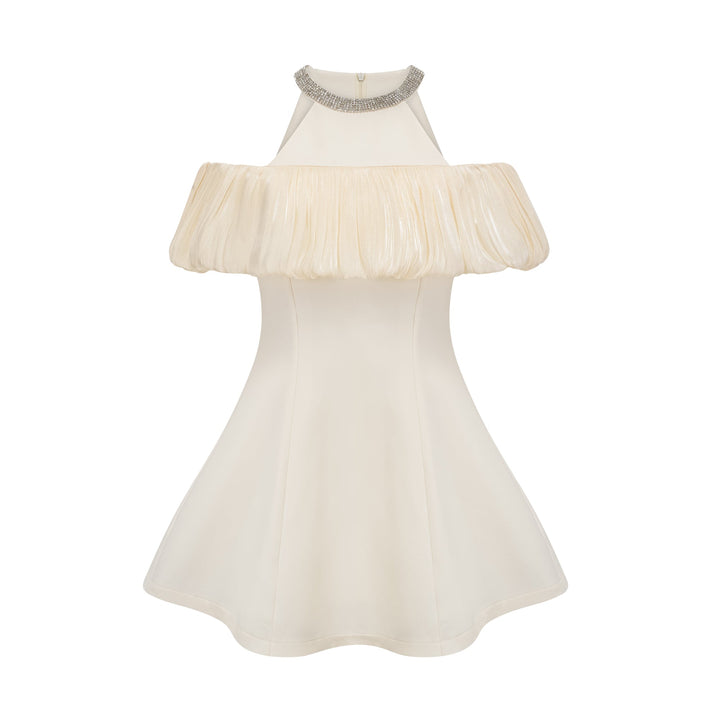 Levoire | Robe Mini Sans Manches Décorée De Cristaux