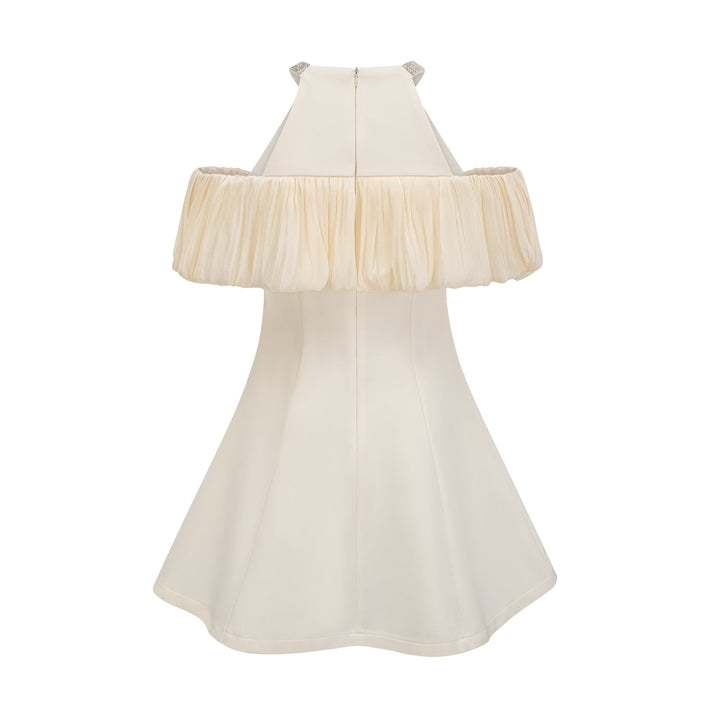 Levoire | Robe Mini Sans Manches Décorée De Cristaux