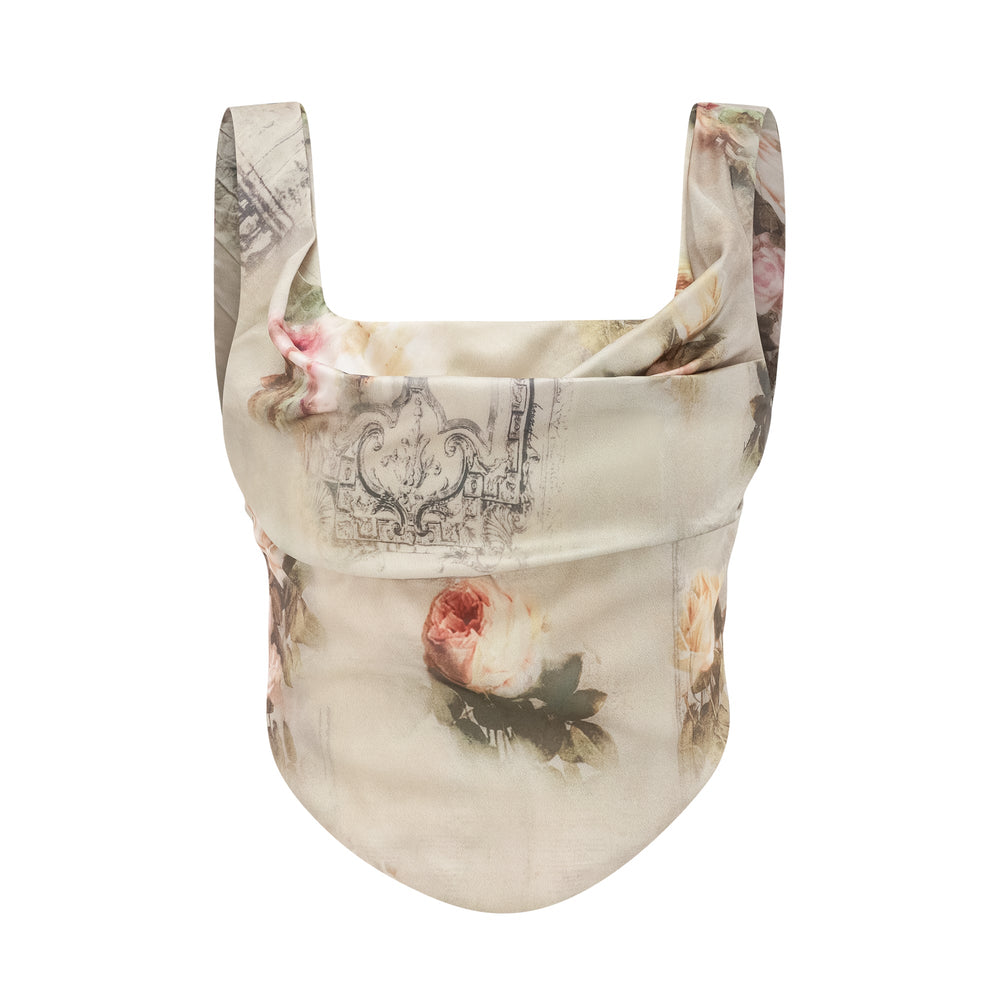 Levoire | Top & Jupe Imprimé Fleurs Ensemble Coordonné