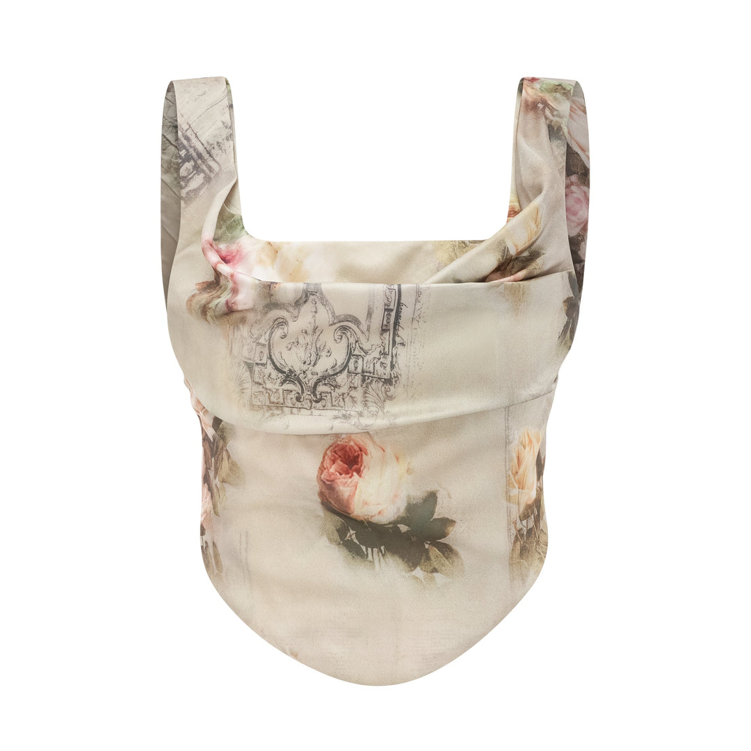Levoire | Top & Jupe Imprimé Fleurs Ensemble Coordonné