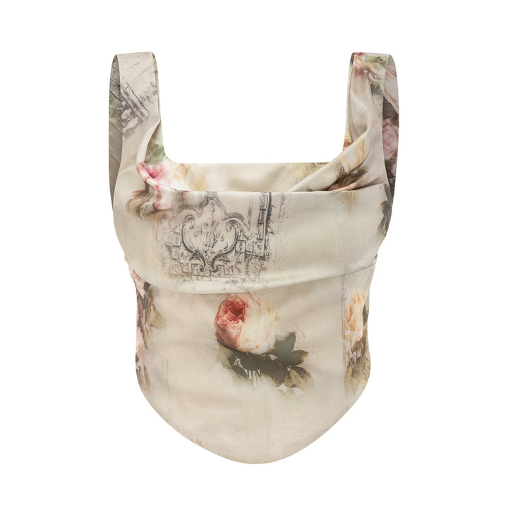 Levoire | Top & Jupe Imprimé Fleurs Ensemble Coordonné