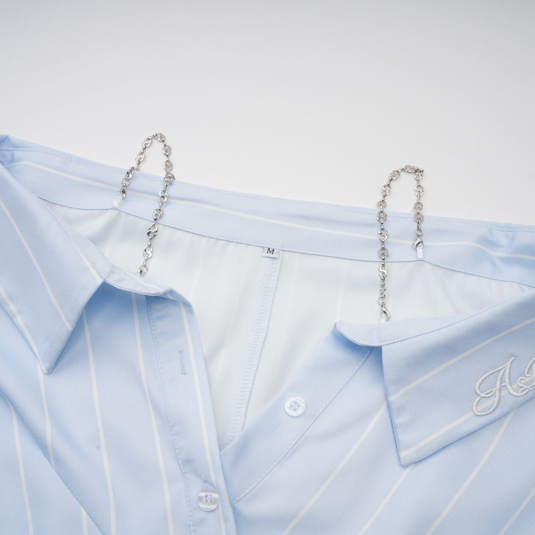 Levoire | Blouse Rayée Off-Shoulder
