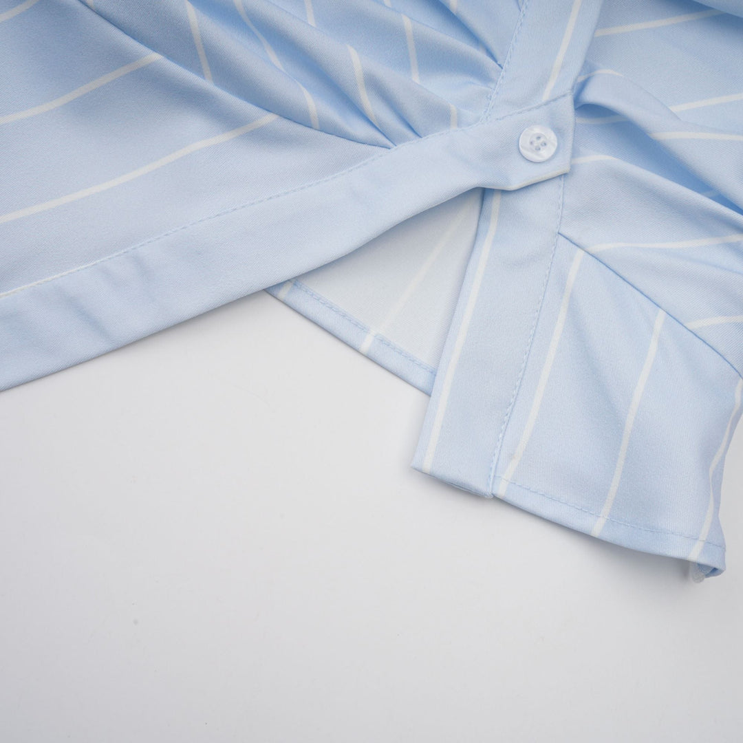 Levoire | Blouse Rayée Off-Shoulder