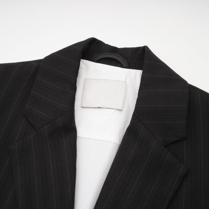 Levoire | Simple Veste À Rayures Poitrine